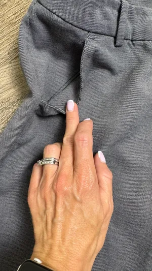 Merona grey trousers Size 6 #trousers #womenwear thumbnail 3