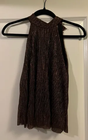 Forever 21 Sparkly Halter Tank thumbnail 1