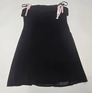 MORE TO COME Carson Mini Dress in Black thumbnail 3