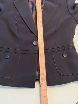 MaxMara Black Single-Button Tailored Blazer thumbnail 9