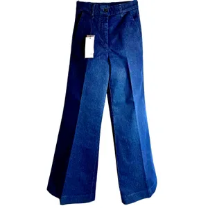 MP Piombo Wide Leg Womens Jeans in Blue size 2 thumbnail 3