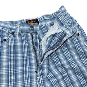 Vintage Y2K Faded Glory High Waisted Plaid Mom Shorts Cotton Womens 5/6 25 Waist thumbnail 4