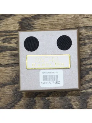NWT Rachel Roy 3 Pack Formal Cubic Zirconia Stud Earrings Gold / Off White thumbnail 2