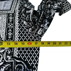 White House Black Market Black Multicolor Mini Bodycon Dress Women Small | 65-56 thumbnail 7