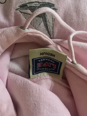 Authentic Life Apparel Pink Vintage Boston Hoodie thumbnail 3