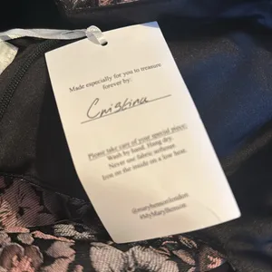 Mary Benson Lucinda Winter Floral Black & Pink Jacquard Dress Sz S‎ NEW Prairie thumbnail 11