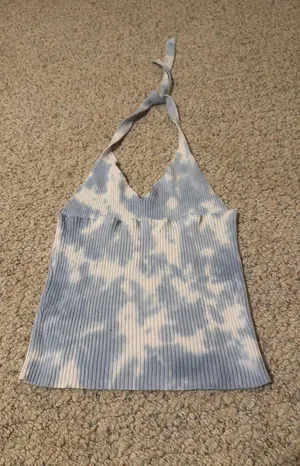Halter Top Blue Size M thumbnail 1