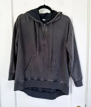 Aerie | American Eagle Light‎ Weight Quarter Zip Hoodie Sweatshirt size Small thumbnail 1