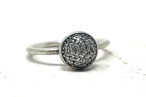 Pandora cluster dome ring, sterling silver, size 56 or 7.5 thumbnail 3