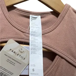 Fabletics NWT Finely Cutout‎ Seamless Bodysuit in Desert Size Small thumbnail 9