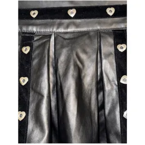 Y2K goth heart mini skirt Black Size L thumbnail 6