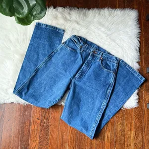 Vintage Wrangler Straight Leg Jeans High Waisted thumbnail 3