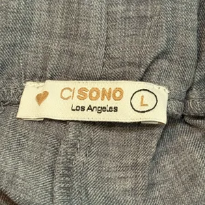 Ci Sono High Waist Blue Grey Shorts NWT size Large thumbnail 4