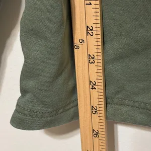 Anthropologie Daily Practice Green Hoodie Size Medium Pullover Twist-Collar thumbnail 11