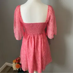 Abercrombie & Fitch Emerson Poplin Puff Sleeve Mini Dress thumbnail 5
