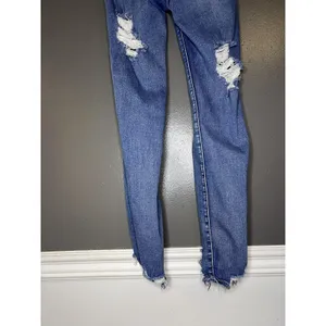 American Eagle Outfitters Curvy High Rise Jegging Jeans Womens 00 Distressed thumbnail 6