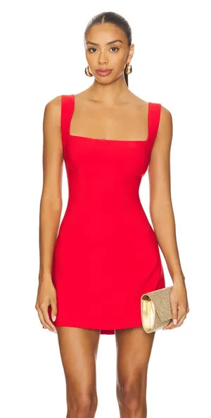 Superdown Aneira Mini Dress in Red thumbnail 1