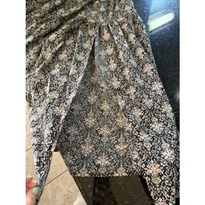 Promesa Boho Tiered Maxi Skirt Floral Women's Size L Split‎ Elastic Waist Hippie thumbnail 6