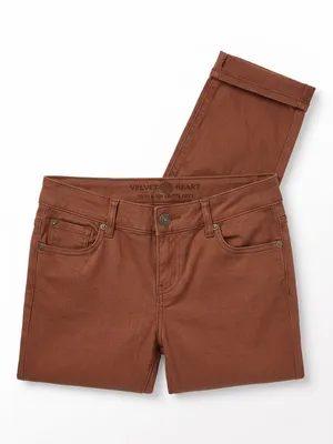 Velvet Heart Chestnut Brown Stretch Skinny Jeans Size 29 (Style DZZ-1266) thumbnail 2