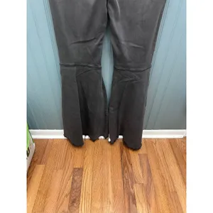 Free People Thirty One‎ Charcoal Grey Flare Jeans Womens Size 31 thumbnail 4