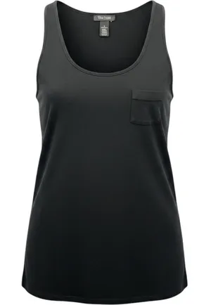 White House Black Market Small Sleeveless Tank Top Black‎ Pocket thumbnail 1