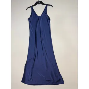 NIC +ZOE Day Gloss Bias Cut Tank Dress in Blue Size Small thumbnail 7