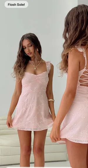 Princess Polly Pink Landon Pink Mini Dress thumbnail 1