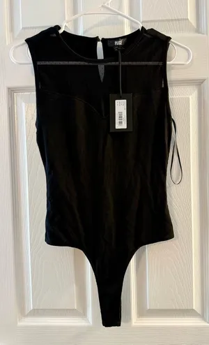 NEW! Paige Layla Black Mesh Bodysuit Size XS thumbnail 1