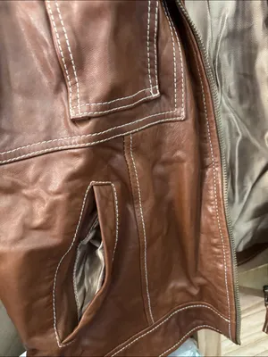Coldwater Creek Ladies Brown Leather Utility Vest Medium thumbnail 2