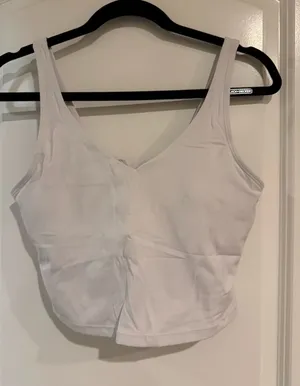 athletic crop tank top White Size M thumbnail 1