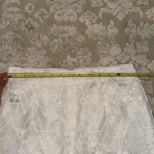 Forever 21 white crochet lacey mini skirt thumbnail 3