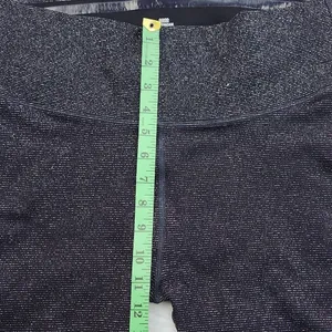 Good American -129 Seamless Leggings High Rise Sparkle Tinsel Black 4‎ - XL thumbnail 7