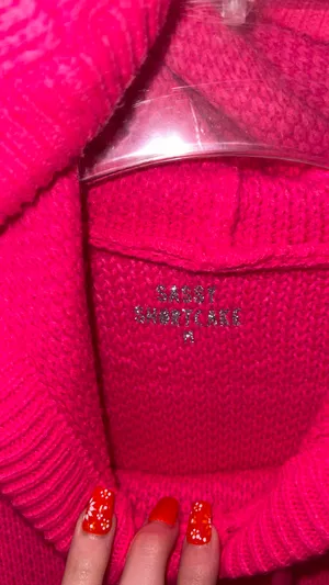 Sassy Shortcake Boutique Sweater Pink Size M thumbnail 4