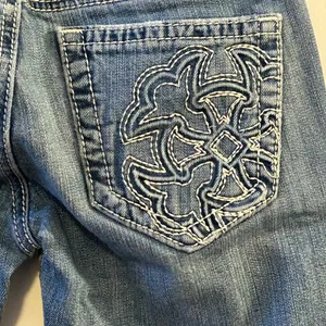 Miss Me Jeans Women Bootcut‎ Embellished Pockets Blue Denim Size 27 thumbnail 10