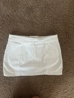 White Denim Mini Skirt Forever 21 thumbnail 2