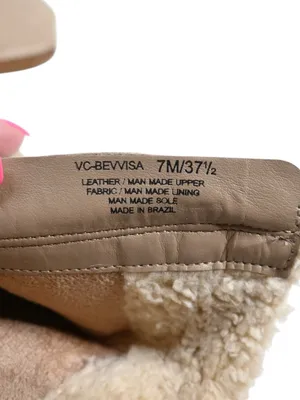 Vince Camuto Women's 7 M Bevvisa Tan Suede Upper Wedge Bootie thumbnail 9