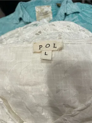 Cute ruffle Pol creamy vanilla lace ruffle peasant mini dress boho gypsy dream thumbnail 2