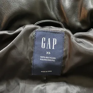 Leather Puffer Jacket thumbnail 2