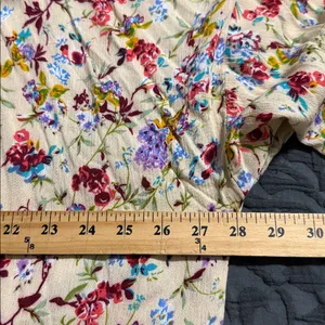 Kori America plus women’s 1XL/2XL Open Cardigan Womens Cover Up Floral Fringe thumbnail 6