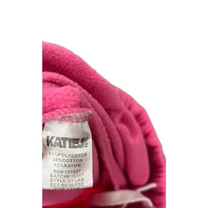 Katie J NYC Dylan Sweatpants Pink Tart Raspberry Large Joggers Casual Barbie thumbnail 5