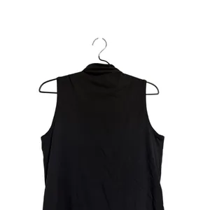Athleta Womens‎ Mock Neck Sleeveless Tank Top Black Cotton Blend Size S Small thumbnail 7