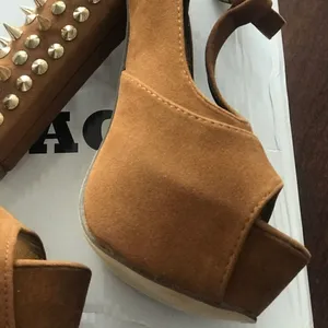 ✨3xHP✨Vintage Studs Spikes Peep Mary Jane Sandals✨ thumbnail 8