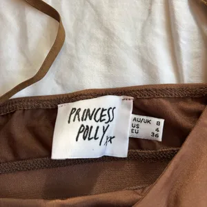 Princess Polly Brown Silk Bralette thumbnail 4