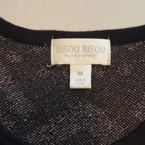 Bisou Bisou Dress M Michele Bohbot Metallic Art Deco Bodycon Mini Holiday Party thumbnail 10