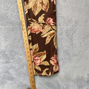 Lauren Ralph Lauren Floral Linen Blend Pants Womens Size‎ 6 Brown Pink Beige thumbnail 6