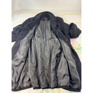 FS Limited Black‎ Wool Blend Pea Coat Mid-Length Jacket Womens 1X F-224 thumbnail 7