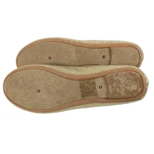 Refresh Womens Ballet Flats Slip On Gold Sparkle Glitter Size 5.5 thumbnail 4
