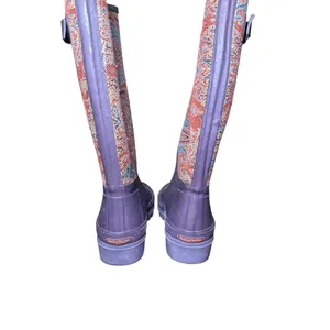 Smith & Hawken Paisley Rubber‎ Rain Boots outdoor wellies Gardening Size 6 thumbnail 7