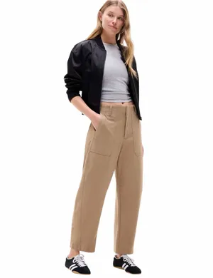 Athleta Womens Skyline High Rise Barrel Leg Pant Size 2 Utility Commute Travel thumbnail 2
