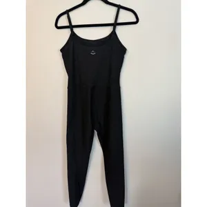Beyond Yoga Beyond Yoga Spacedye Uplevel Midi Jumpsuit Black Sz M NEW $138 MSRP thumbnail 8